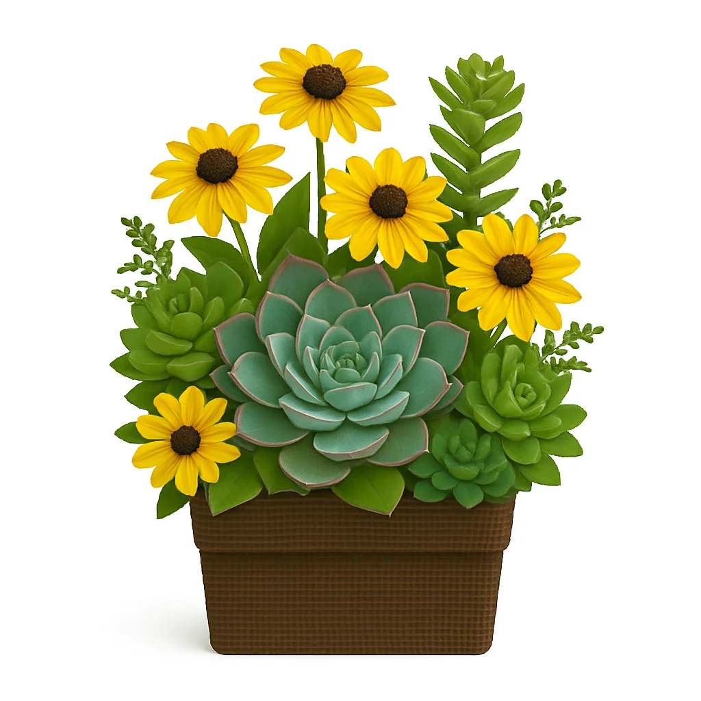 Arreglo con plantas o suculentas