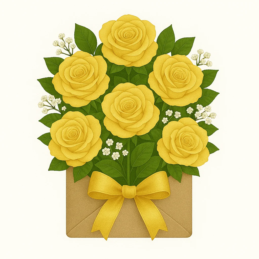 Arreglo floral Pocket Rosas Amarillas