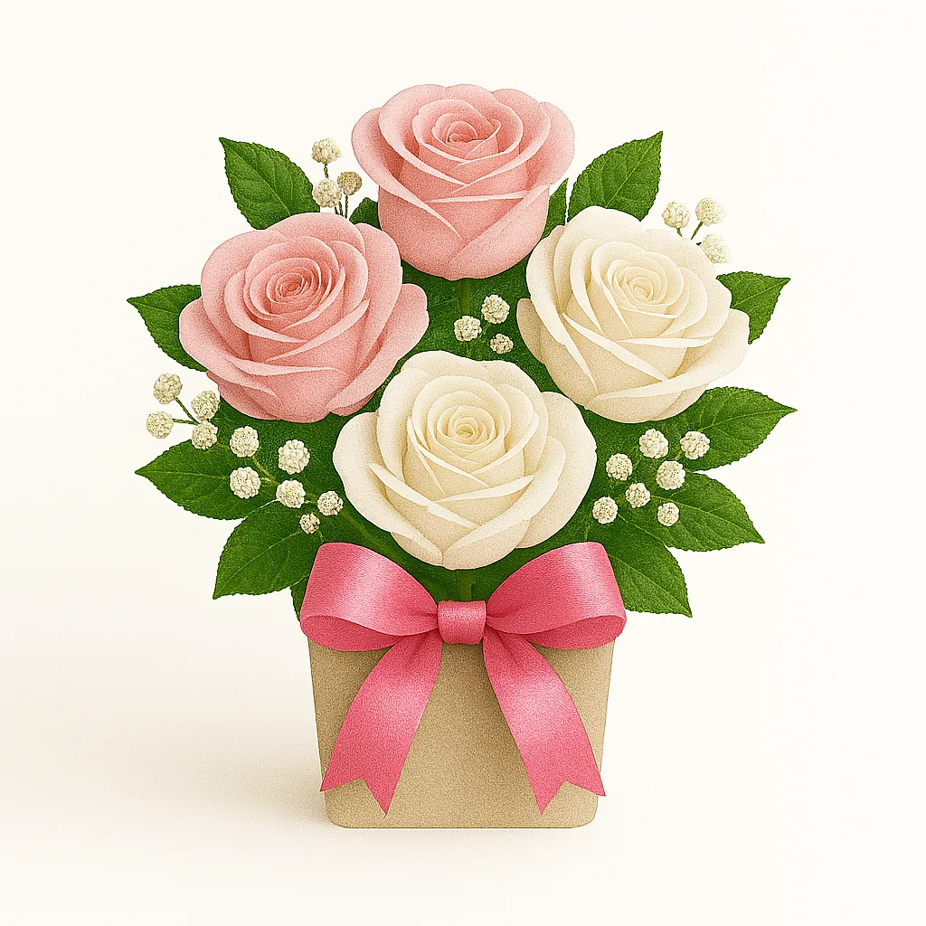 Arreglo floral beso de novia