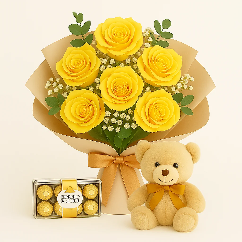 Ramo con Chocolates o Peluche