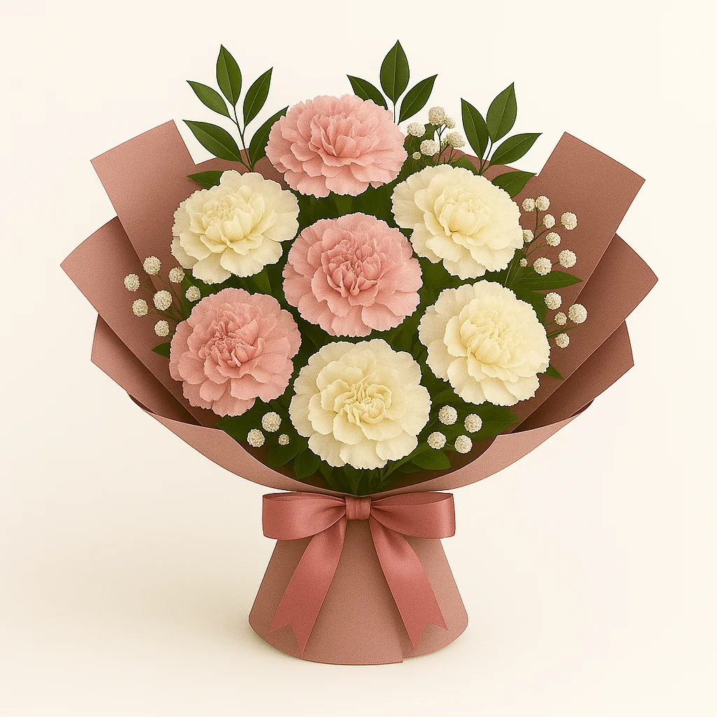 Ramo de flores con Claveles