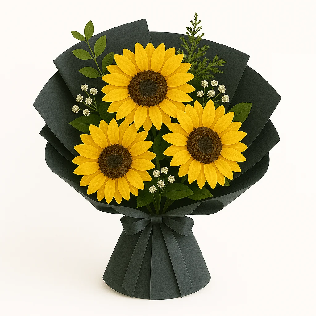 Ramo de flores con Girasoles