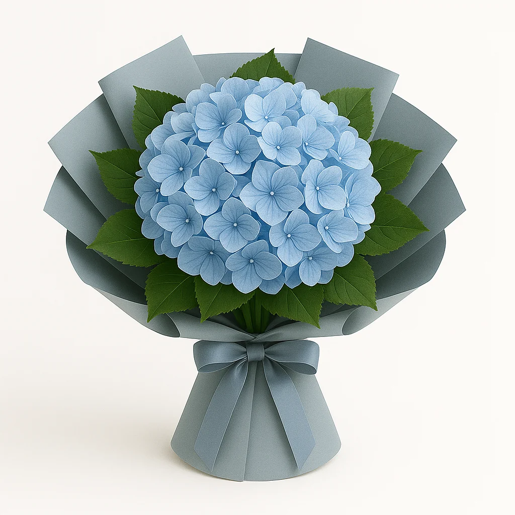 Ramo de flores con Hortensias