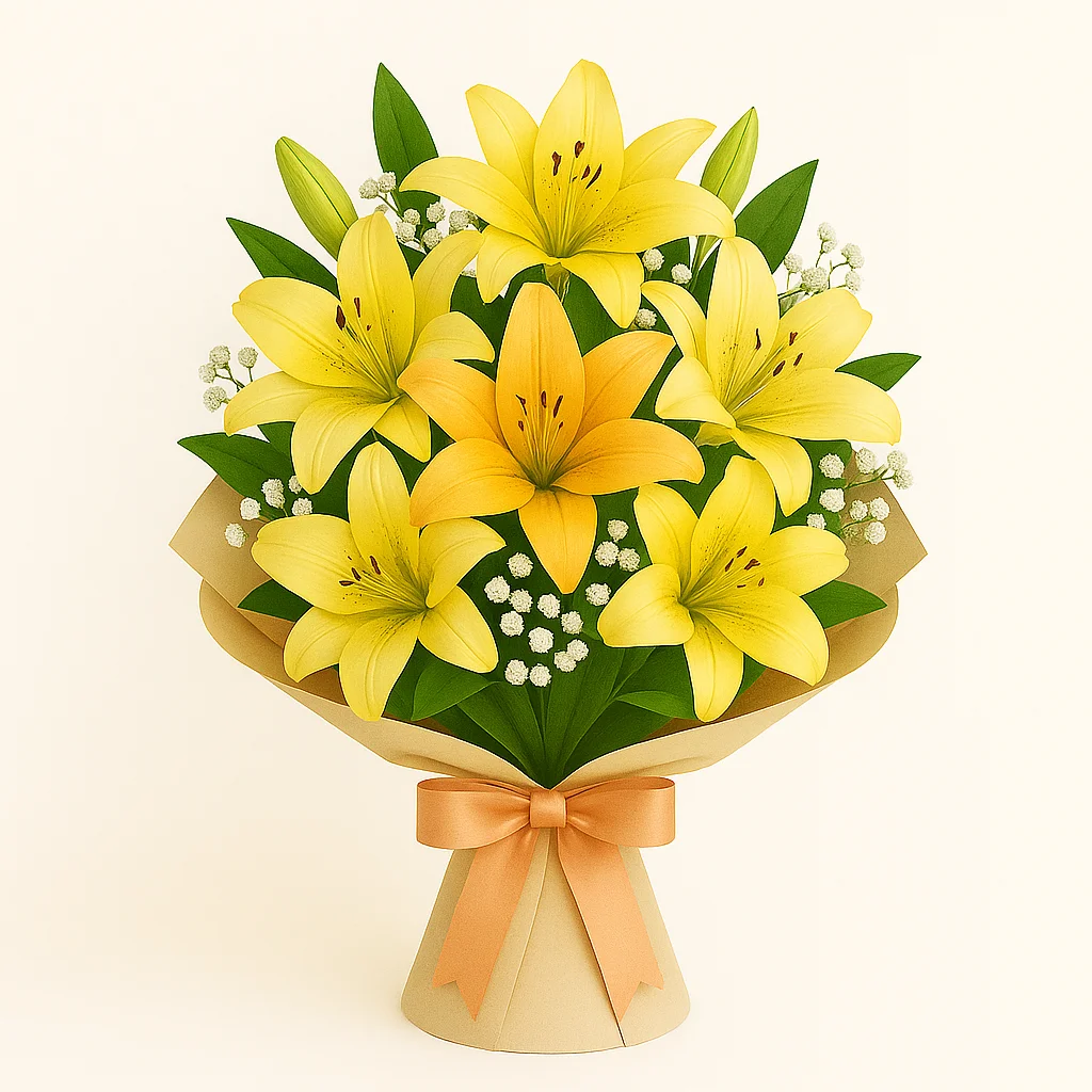 Ramo de flores con Lirios