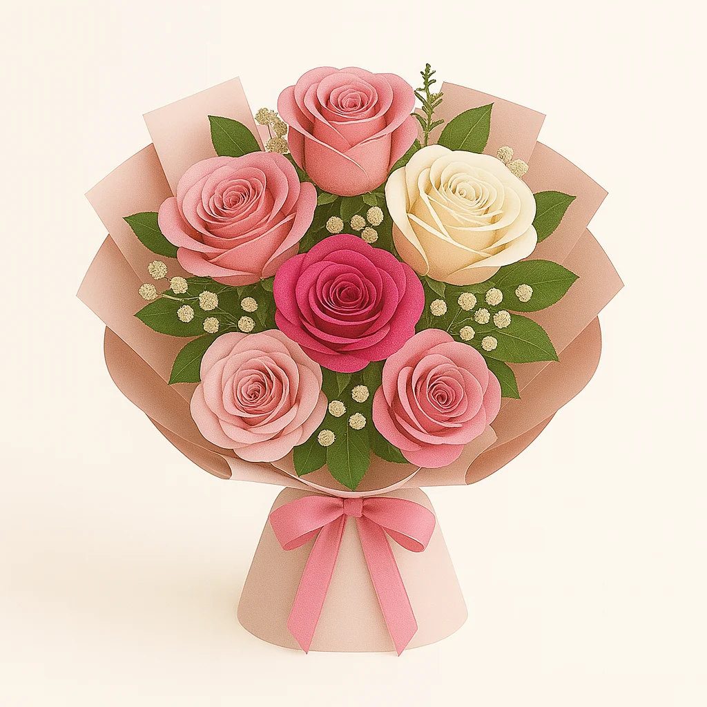 Ramo de flores con Rosas