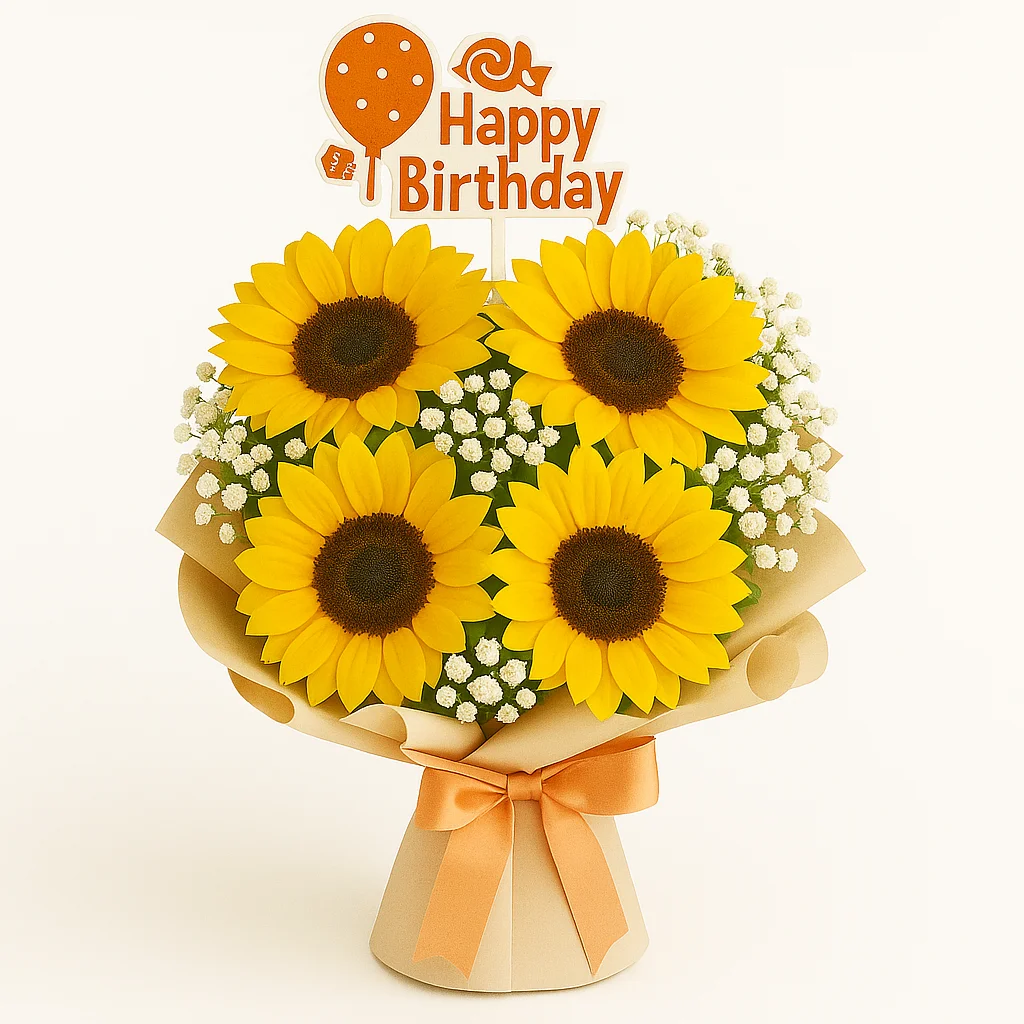 Ramo de flores de Girasoles