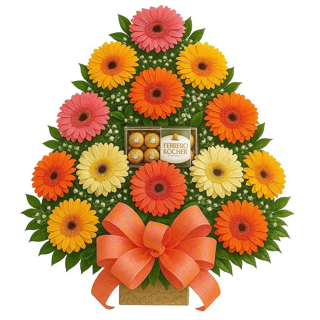 arreglos florales de gerberas