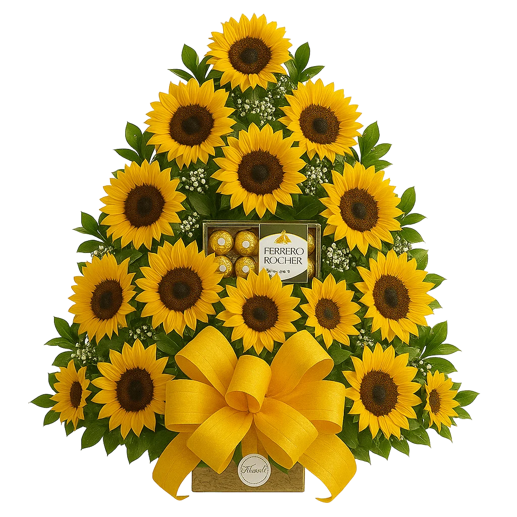 arreglos florales de girasoles