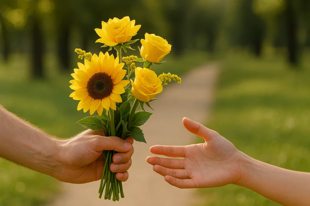 Cuándo regalar flores amarillas (y cuándo no)