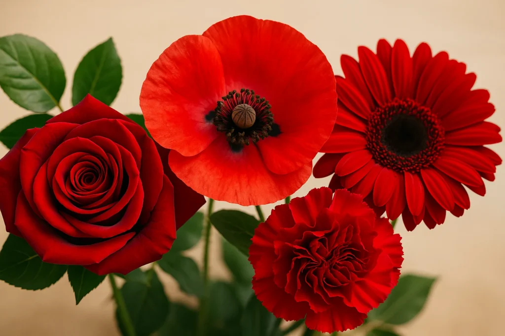 Significado de las flores rojas - Flores específicas y su carga simbólica