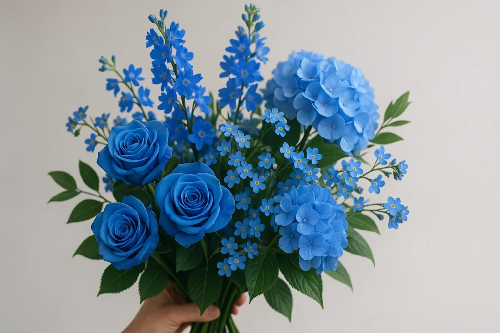 Significado de las flores azules -