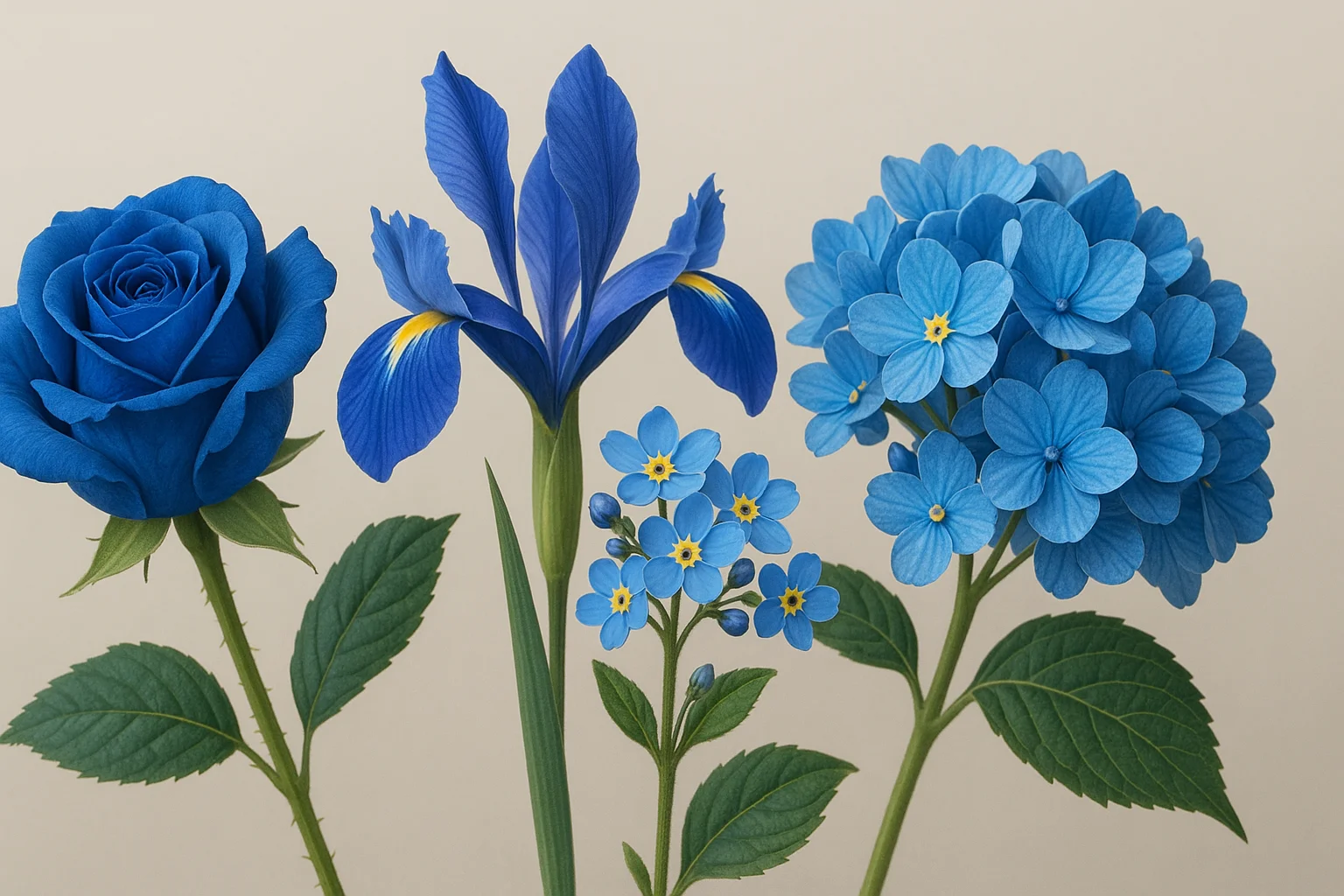 Significado de las flores azules