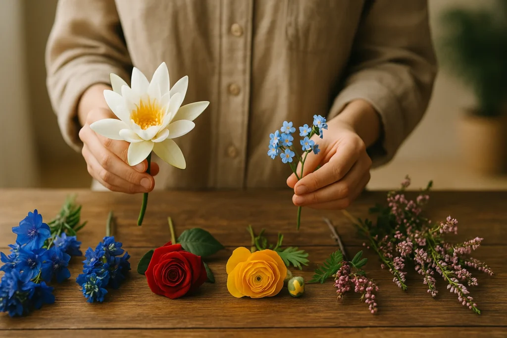 cómo elegir flores con intención espiritual